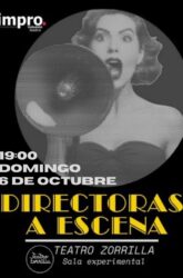 6 de Octubre<br>DIRECTORAS A ESCENA