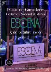 5 de Octubre<br>GALA DE GANADORES DEL CERTAMEN NACIONAL DE DANZA ESCENA VALLADOLID.