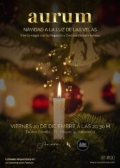 20 de Diciembre<br>AURUM - Navidad a la Luz de las Velas con la Orquesta y Coro de Cámara SONORA.