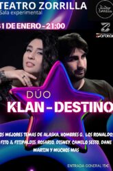 31 de Enero<br>DÚO. KLAN – DESTINO.